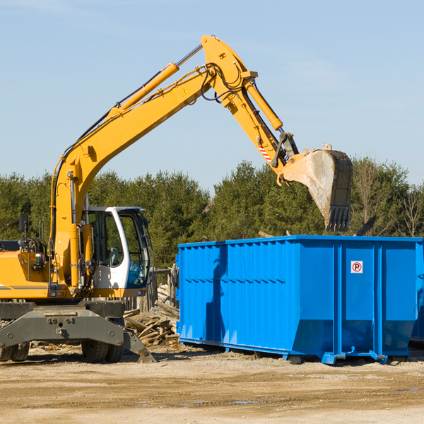 how many times can i have a residential dumpster rental emptied in Mendota California